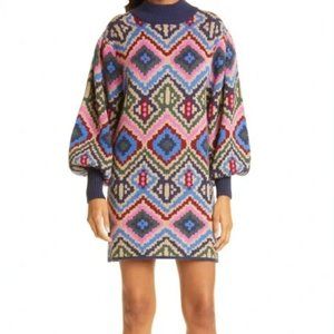 Farm Rio Rauti Sweater Dress - New w/tags